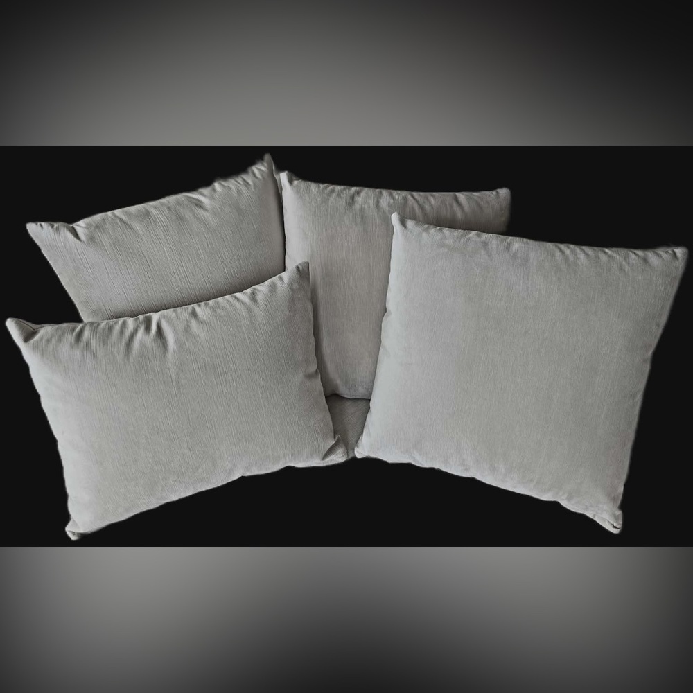 Set of 4 Jonathan Louis Empire Stone Decorative Throw Pillows